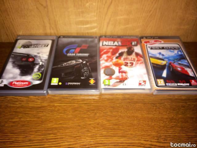 PSP + 3 jocuri la alegere sau PSP + toate cele 14 jocuri