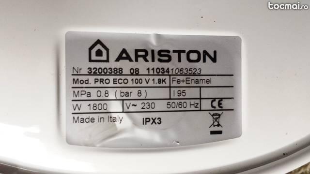 Boiler electric pro eco 100 ariston