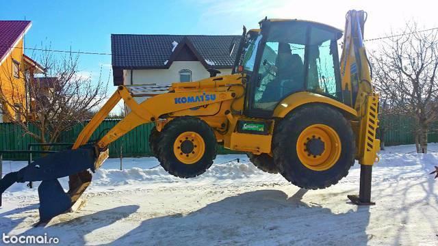 Komatsu WB93R an fabricatie 2006 merita vazut