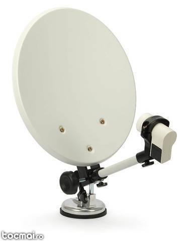 Antena satelit portabila