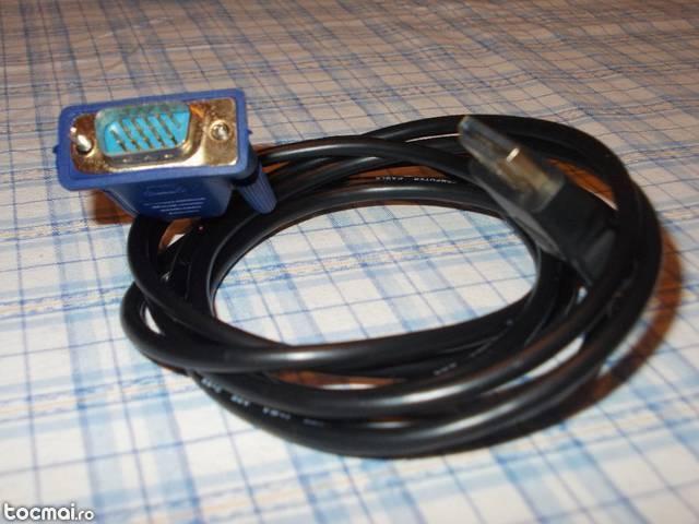 Cablu conectare HDMI - VGA