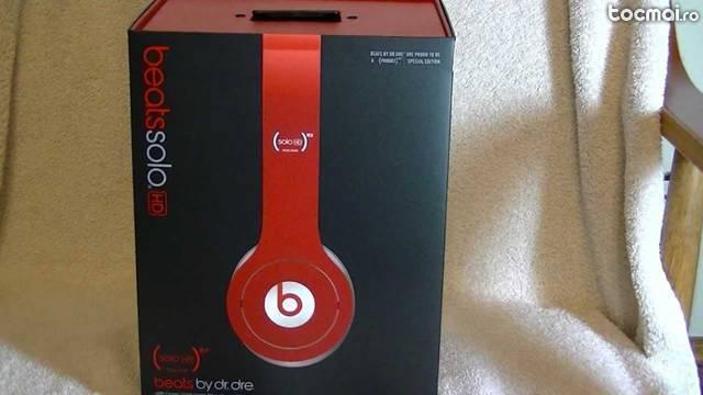 Casti Monster Beats by Dr Dre Solo HD Red