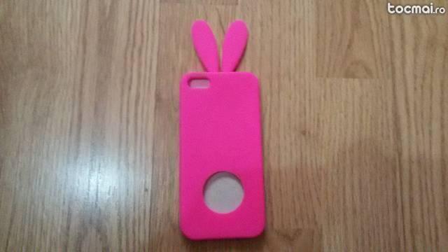 Husa Bunny Iphone 5 si folie cadou