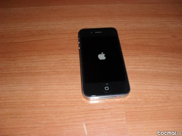 Iphone 4s black 16 giga ptr recarosare blocat icloud