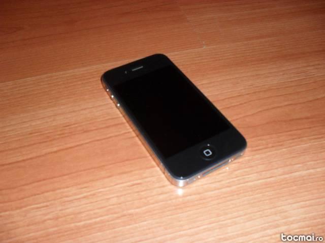 Iphone 4s black 16 giga ptr recarosare blocat icloud