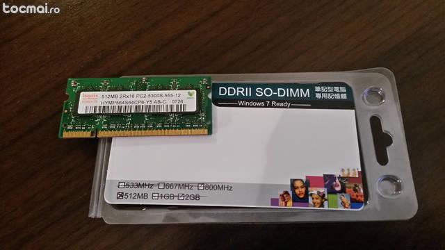 Memorie Ram DDR 2 - Laptop 512 MB - 667 Mhz