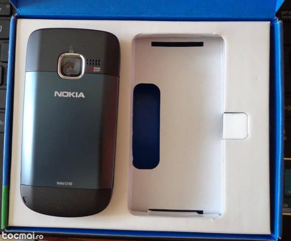 Nokia c3 slate grey, nou
