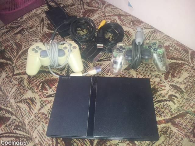 PlayStation 2 cu toate accesoriile si 2 jocuri