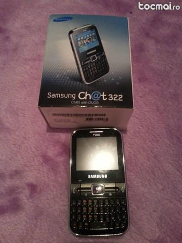 Samsung C3222 Qwerty (dual sim) nou la cutie ~black~
