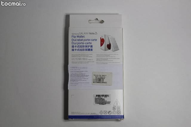 Samsung toc coperta Note 3 Moschino Alb- Auriu