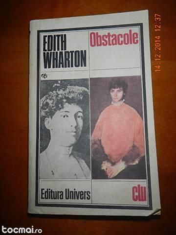 Cartea Obstacole de Edith Wharton