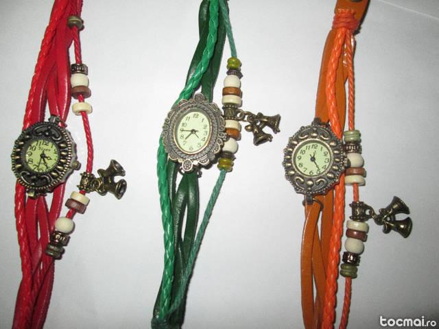 Ceas de dama Vintage Retro ceas de mana clopotei bratara