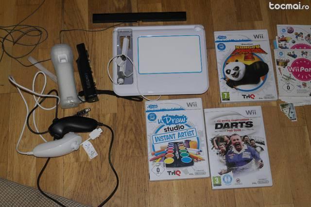 Consola Nintendo Wii cu accesorii si tablita uDraw