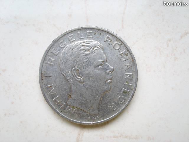 moneda 100 l e i 1943 , circulata