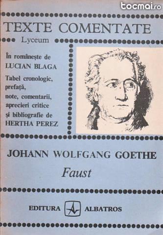 Faust de J. W. Goethe (Texte comentate- Lyceum)