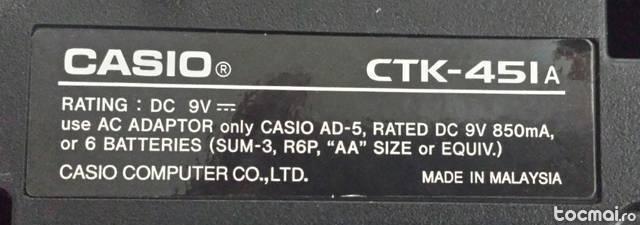 Orga Casio CTK- 451A