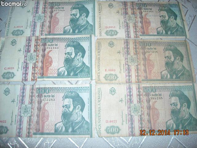 Bancnote 500 din anul 1992