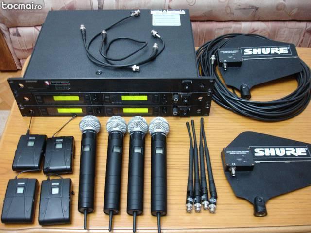 Set microfoane Shure U4D, activ antena UA 845