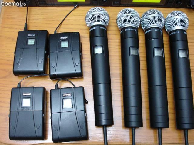 Set microfoane Shure U4D, activ antena UA 845