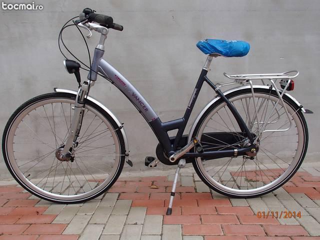 Bicicleta olandeza aluminiu cu roti pe 28 ca nou