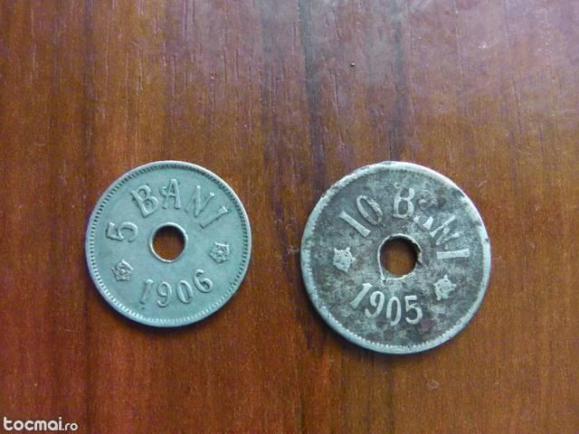 2 Monede Romania 1905- 1906
