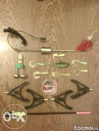 swinger anaconda night glow rosu+cateva accesorii de pescuit