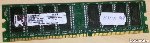 Memorie DDR Kinston 1GB 400Hz