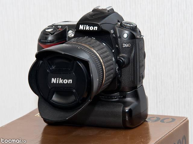 Nikon D90+ Tamon 17- 50 f/ 2. 8+Filtru UV Kenko&gentuta Tamrac