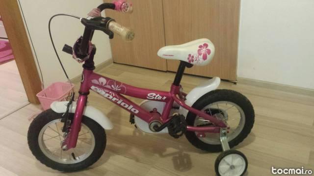 Bicicleta capriolo star girl violet 12tol