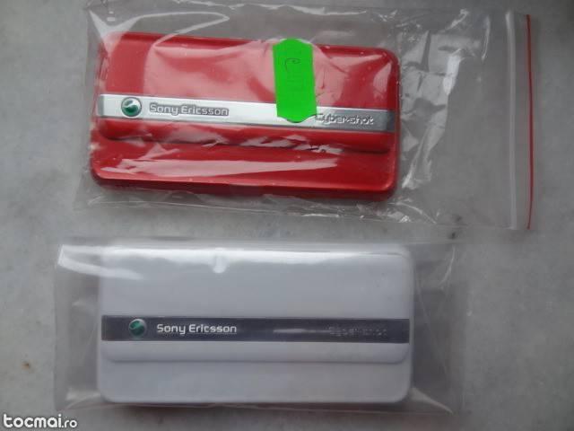 Capac baterie Sony Ericsson C903 rosu/ alb Original