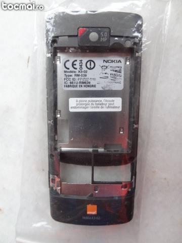 Carcasa mijloc si capac inferior Nokia X3- 02 Swap Originale