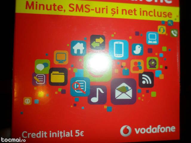 Cartela Vodafone Nelimitat national cu 4E/ luna