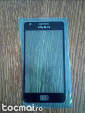 Geam Samsung Galaxy S2 negru nou, cu livrare gratuita