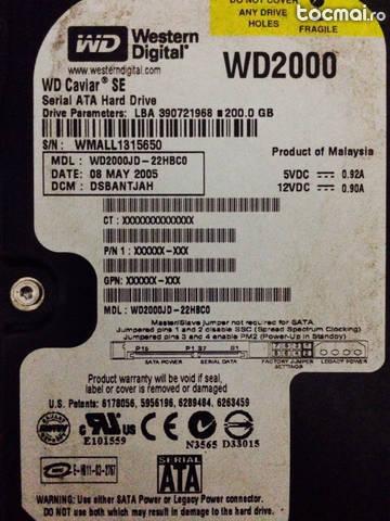 Hard Disk Western Digital ATA - 200 GB