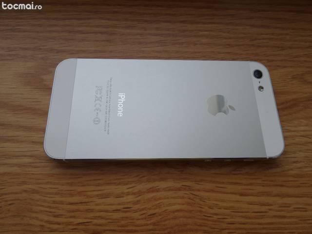 Iphone 5 64gb alb- white neverlocked nou!