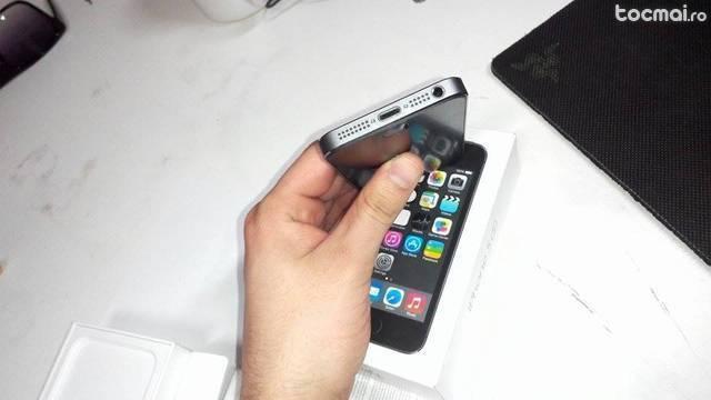 Iphone 5s Neverlock space grey, fullbox .