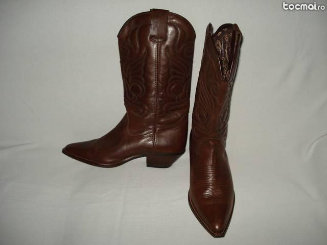 Cizme piele Joe Sanchez classic cowboy