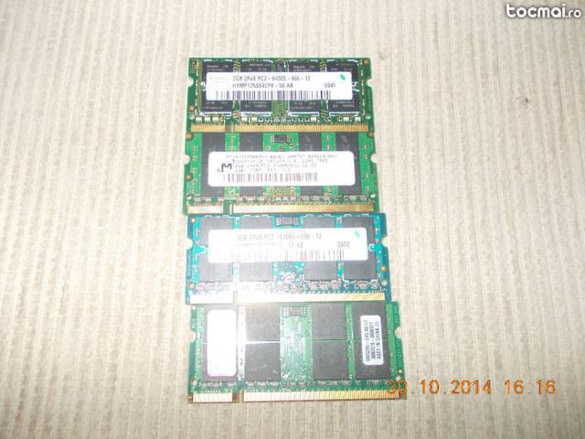 Memorii Rami pt laptop DDR2 de 2 GB/ 6400