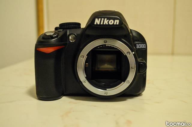 Nikon D3100 - 18- 55 ED II - Cutie - Accesorii