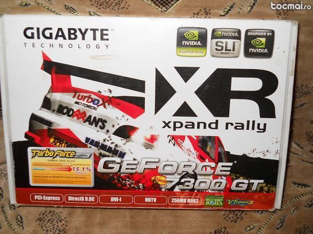 placa video noua nvidia GeForce 7300gt+cd joc xpand rally