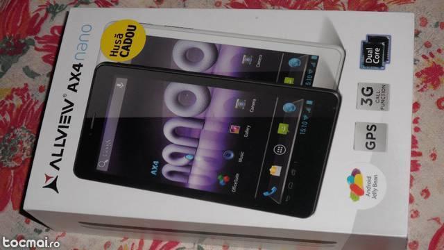 Tableta Telefon Ax4 Nano, cutie completa, cu husa gratis