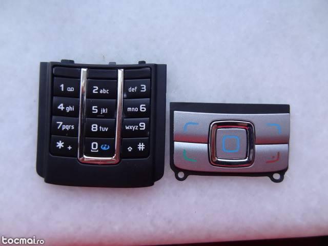 Tastatura Nokia 6280 neagra argintie