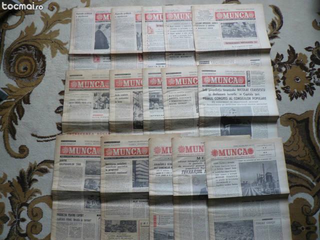 Lot de 15 ziare vechi lumea 1975, 1976, 1979 in stare buna.