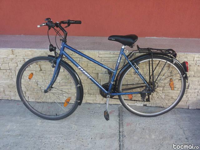 bicicleta dama albastra marca kenhill