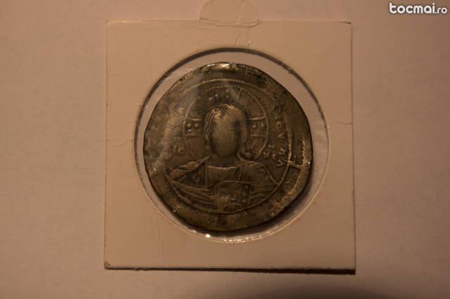 Moneda romano - bizantina, cu efigia lui Iisus pe avers