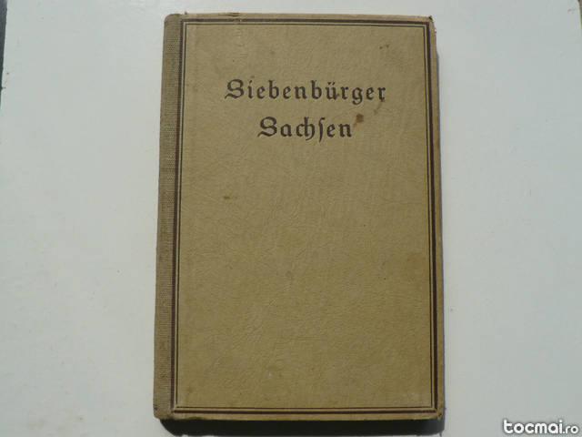 Carte veche siebenburger sachsen in limba germana anul 1937