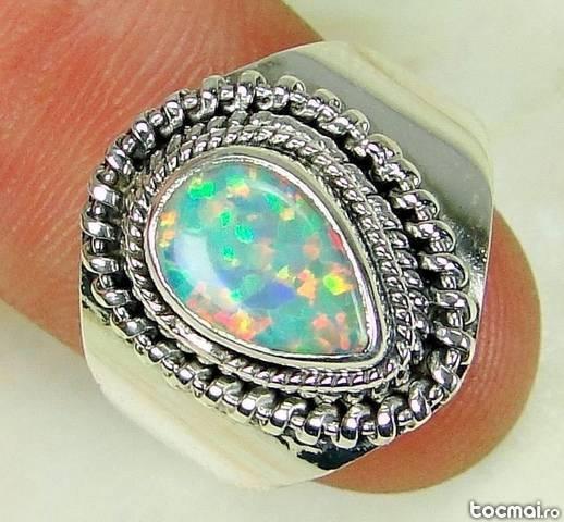 Inel din argint solid 925 cu opal