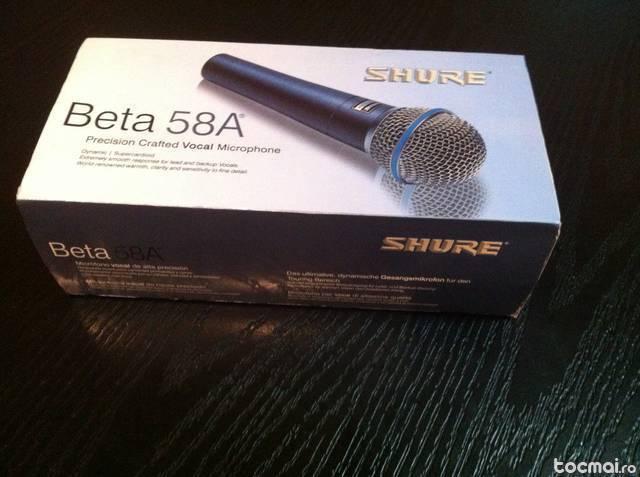 Microfon shure beta 58a original, nou in cutie, Thomann De