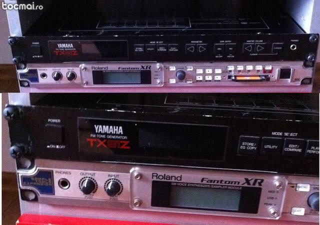Module sunet Roland FantomXR si Yamaha TX81Z