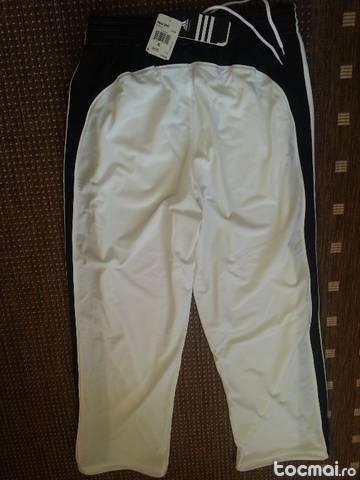 Pantaloni trening Adidas, albi, XL, noi